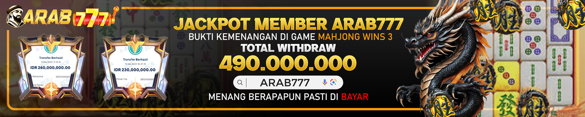 JACKPOT MEMBER ARAB777 MAHJONG WINS 3